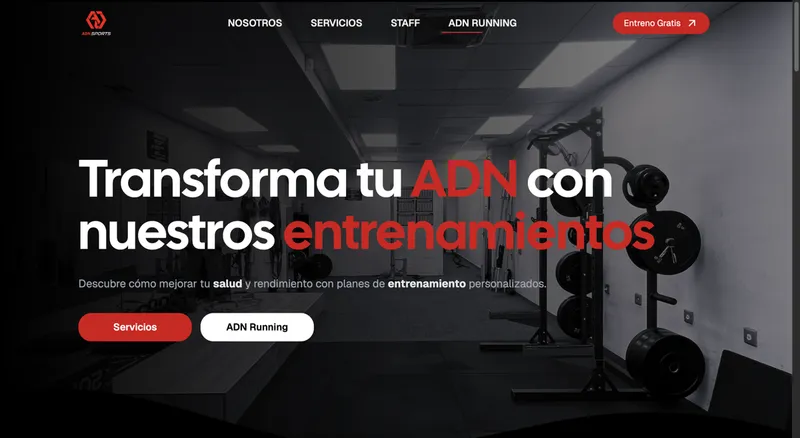 ADN Sports Web project thumbnail